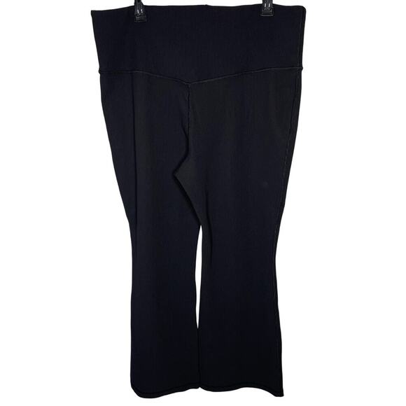 Athleta Elation Rib Crop Flare Pants size 2X Black - Picture 3 of 12